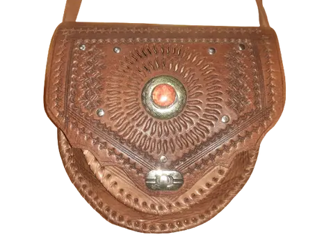 Bolso Ovalado Click Piedra