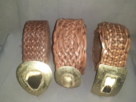 Cinturón chapa estrecho