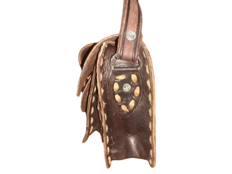 Bolso labrado vacuno tira Mediano