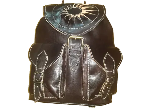 Mochila Fez doble bolsillo mediano con sol