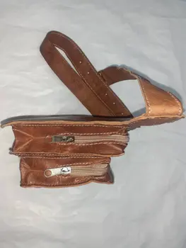 Riñonera de acordeon de 3 cremalleras