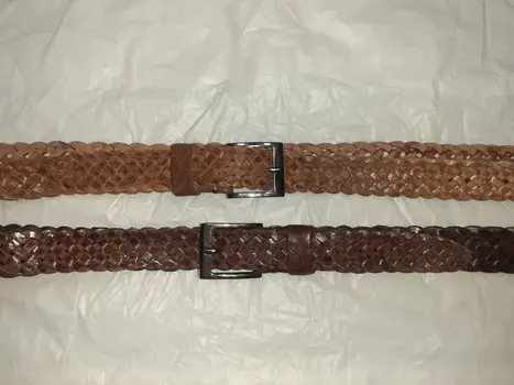 Cinturón de trenza fino