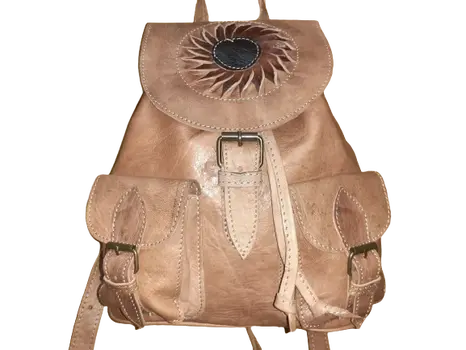 Mochila Fez doble bolsillo mediano sol  de colores
