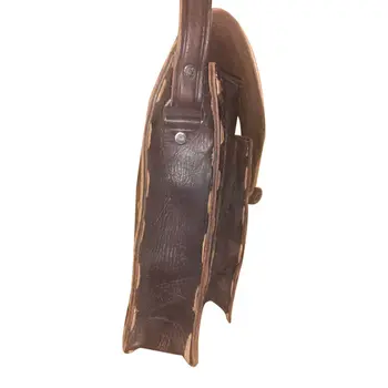 Bolso alargado calado vacuno