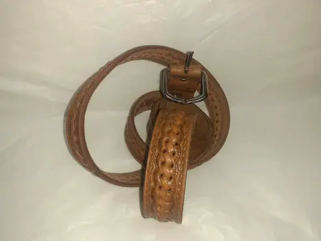 Cinturón Fino trenza central