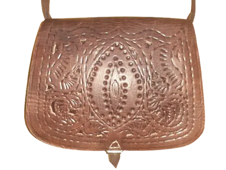 Bolso redondo calado hebilla mediano