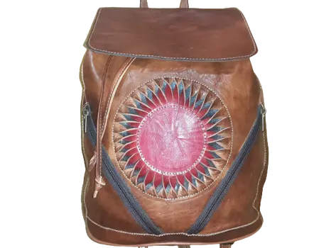 Mochila Fez doble cremallera sol Grande