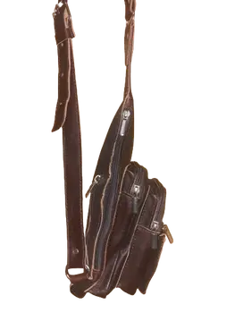 Bandolera cruzada triangular