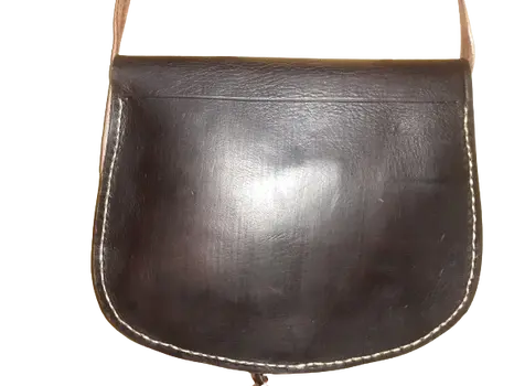 Bolso redondo mujer borde