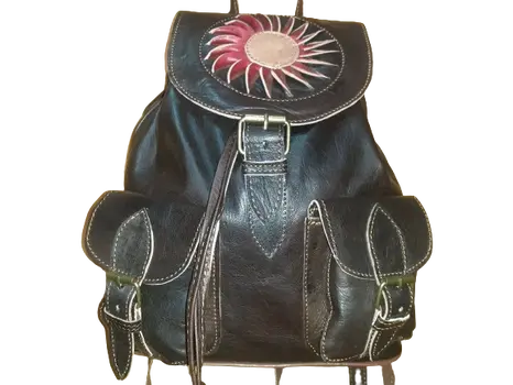 Mochila Fez doble bolsillo mediano sol  de colores