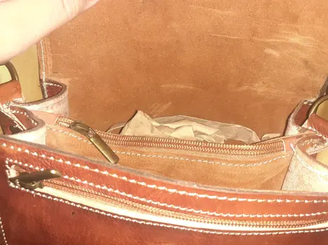Bolso rectangular fez automático doble