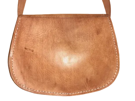 Bolso redondo con piedra