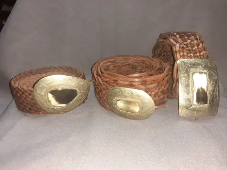 Cinturón chapa estrecho