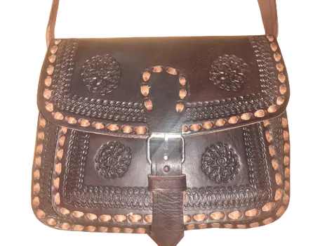 Bolso trapecio Mediano cuero