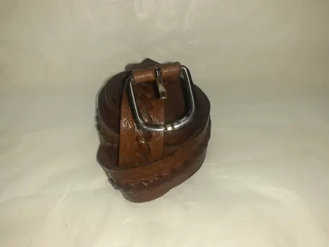 Cinturón Fino trenza central
