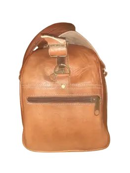 Bolso de viaje Vacuno de Fez de 2 asas Mediano