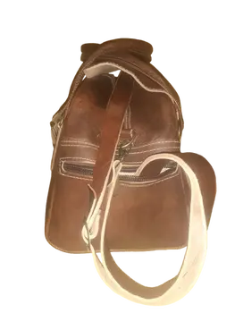 Bolso de viaje Vacuno de Fez de 2 asas Mediano