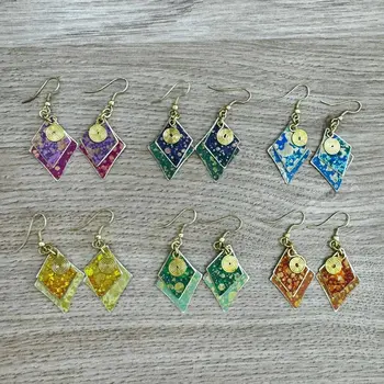 Pendientes esmaltados