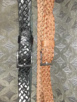 Cinturón de trenza fino