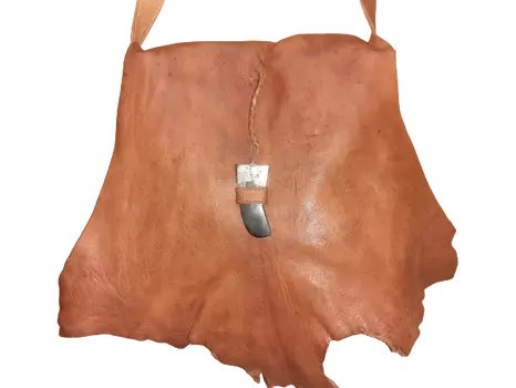 Bolso Cuadrado  de cuerno Grande