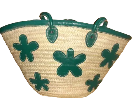 Capazo de parches de colores