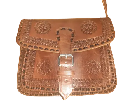 Bolso trapecio Mediano cuero