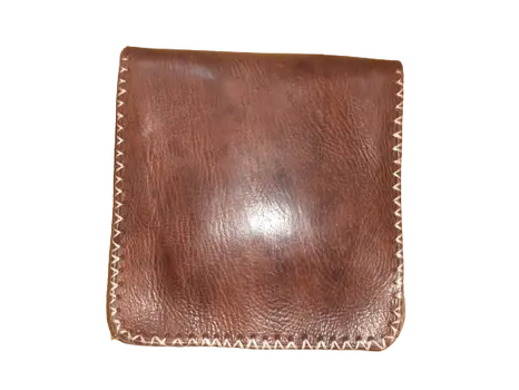 Bolso cuadrado vacuno calado