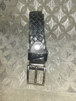 Cinturón de trenza fino
