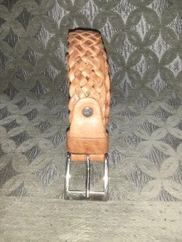 Cinturón de trenza fino