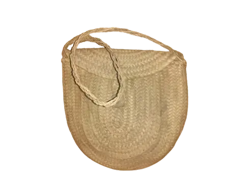 Bolso Ovalado de Paja