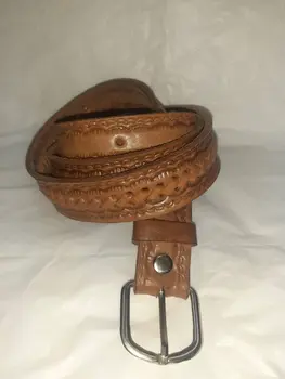 Cinturón Fino trenza central
