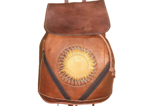 Mochila Fez doble cremallera sol L