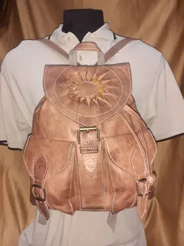 Mochila Fez doble bolsillo mediano con sol