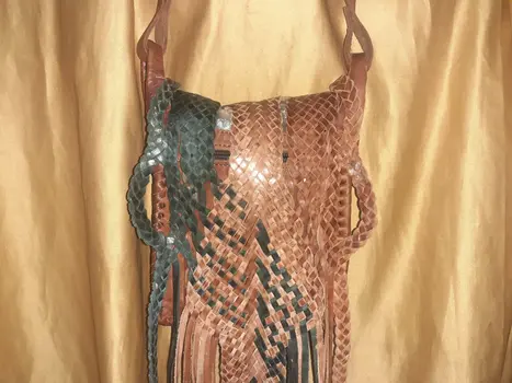 Bolso flecos Pequeño/combinado