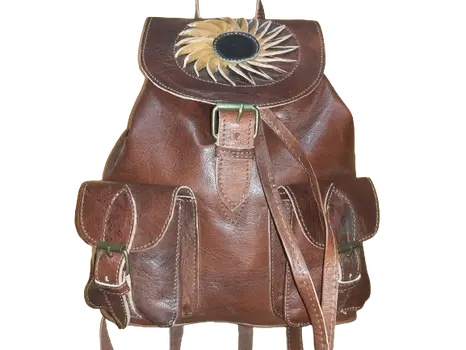 Mochila Fez doble bolsillo mediano sol  de colores