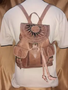 Mochila Fez doble bolsillo pequeño sol