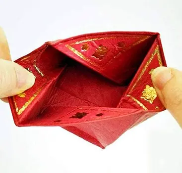 Monedero dorado de marruecos