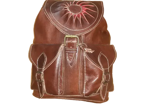 Mochila Fez doble bolsillo mediano con sol