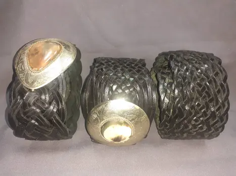 Cinturón de chapa mujer ancho