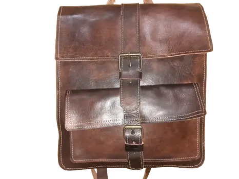 Mochila colegial vacuno doble