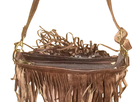 Bolso de fiesta hippie de flecos