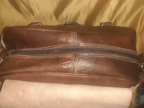 Bolso de viaje Vacuno de Fez de 2 asas Mediano