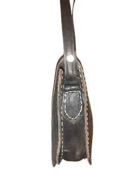 Bolso redondo calado hebilla mediano