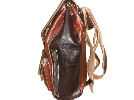 Mochila Fez Cuatro Bolsillos Combinada Grande