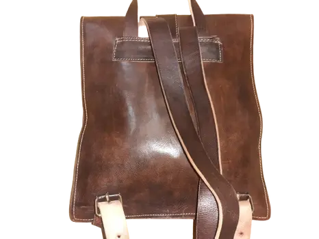 Mochila colegial vacuno doble