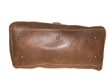 Bolso de viaje Vacuno de Fez de 2 asas Mediano