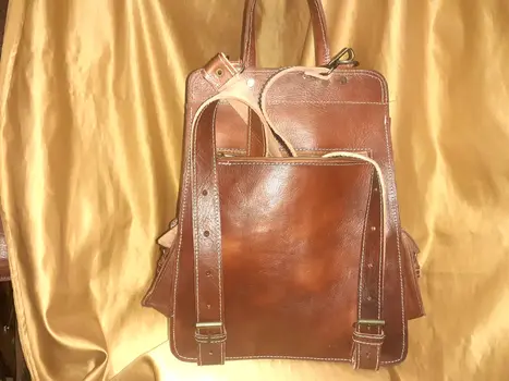 Bolso-Mochila Fez Vacuno