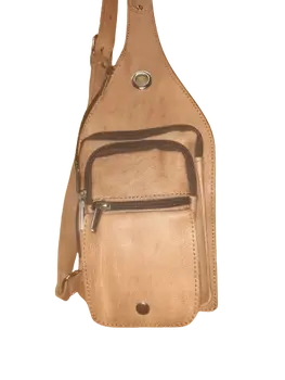 Bandolera cruzada triangular
