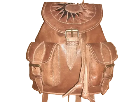 Mochila Fez doble bolsillo pequeño sol