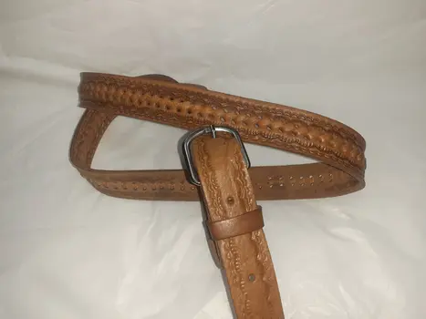 Cinturón Fino trenza central
